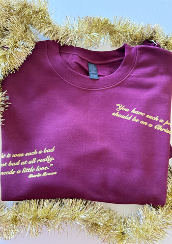 Holiday Quotes Sweatshirt