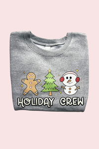 Holiday Crew Kids Sweatshirt
