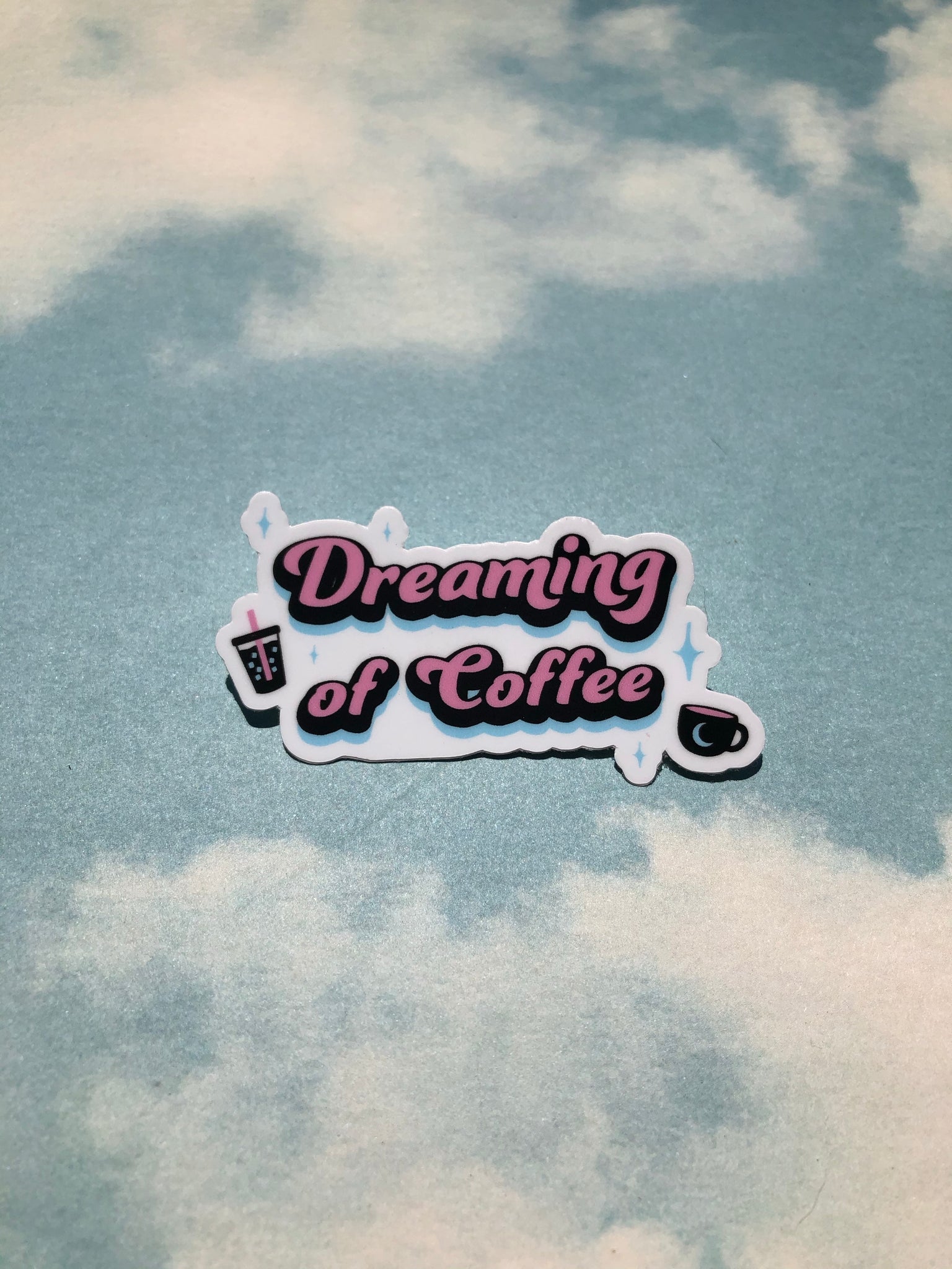 Dreaming of Coffee Sticker