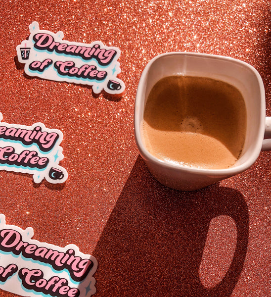 Dreaming of Coffee Sticker