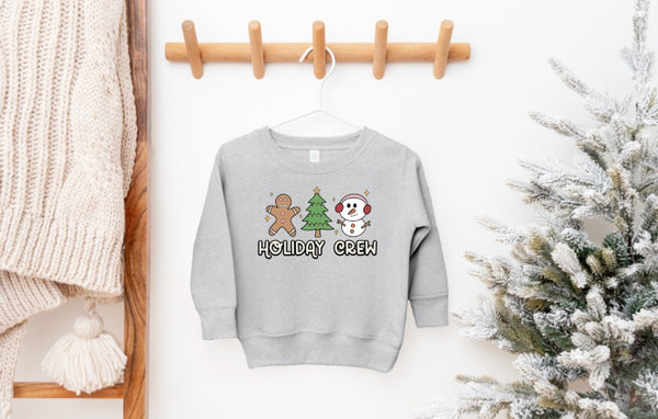 Holiday Crew Kids Sweatshirt